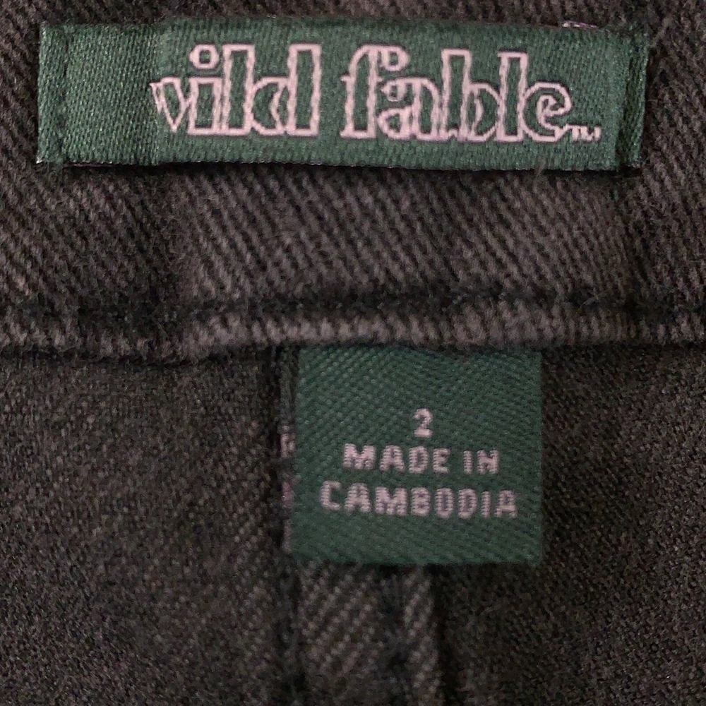 Wild Fable Womens Size 2 Black Denim Super High Rise 2.5" Inseam Shorts NWT - Picture 2 of 8